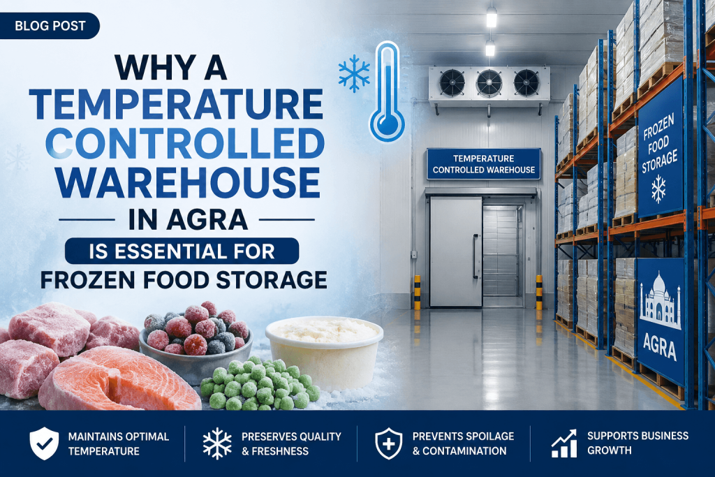 Why a Temperature Controlled Warehouse in Agra Is Essential for Frozen Food Storage